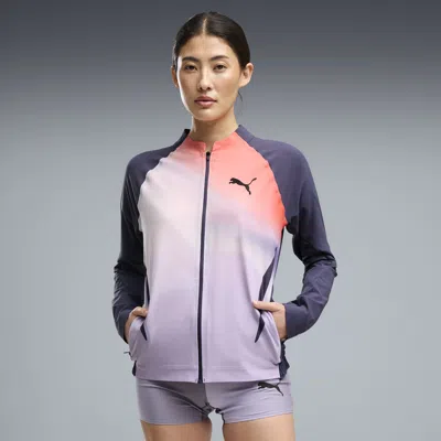 Puma Lightspeed Ultraweave Women's Lightweight Running Jacket In Purple