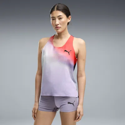 Puma Lightspeed Ultraweave Women's Lightweight Running Singlet In Purple