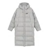 Puma Lightweight Hooded Down Coat 'grey' In Gray