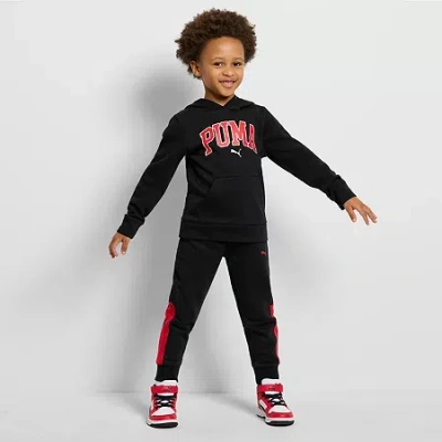 Puma Kids' Little Boys 2-pc. Pant Set In Black