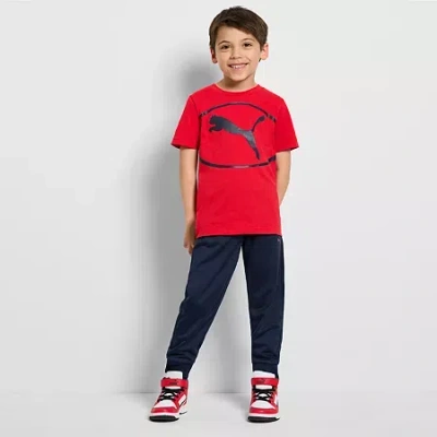 Puma Kids' Little Boys 2-pc. Pant Set In Red