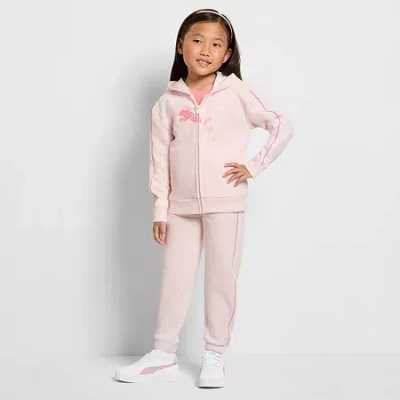 Puma Kids' Little Girls 3-pc. Pant Set In Pink
