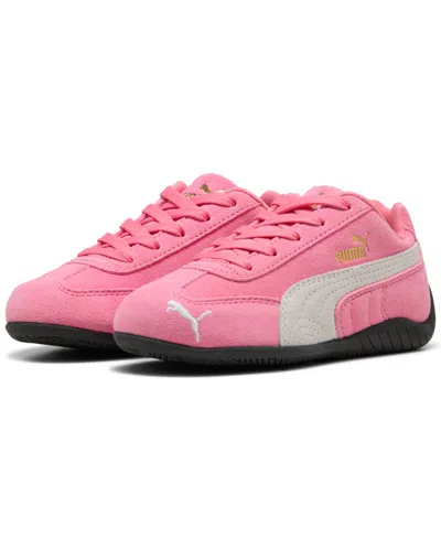 Puma Kids' Little Girls' Speedcat Casual Sneakers From Finish Line In Pink