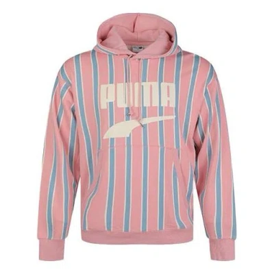 Puma Living Series Downtown Po Graphic Hoody Pink Red