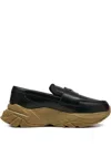 Puma Loafyr "black/brown" Sneakers In Black