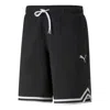 Puma Logo Automatic Basketball Shorts 'black'