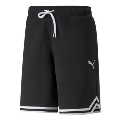 Puma Logo Automatic Basketball Shorts 'black'