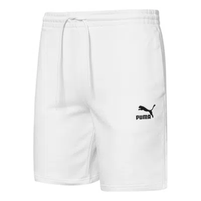 Puma Logo Club Shorts 'white'