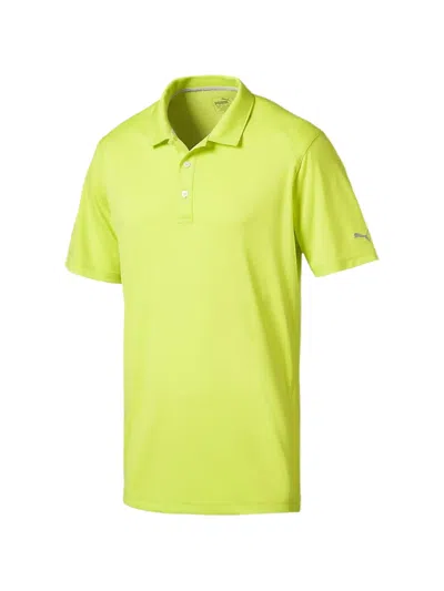 Puma Logo-detail Polo Shirt In Green