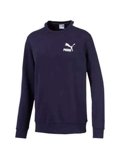 Puma Logo-detail Sweatshirt In Blue