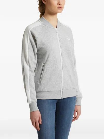 Puma Logo-detail Sweatshirt In Gray