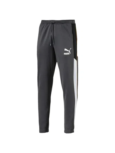 Puma Logo-detail Track Pants In Gray