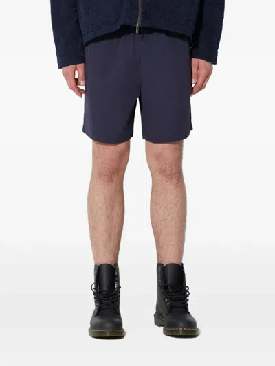 Puma Logo-detail Track Shorts In Blue