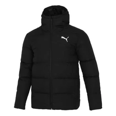 Puma Logo Down Jacket 'black'
