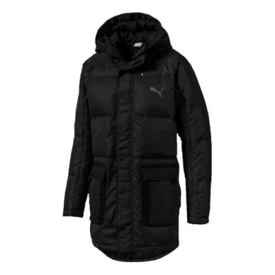 Puma Logo Down Jacket 'black'