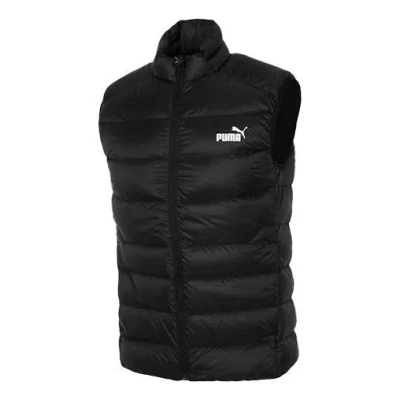 Puma Logo Down Vest 'black'