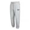Puma Logo Fleece Pants 'grey' In Gray
