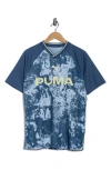 Puma Logo Jersey In Blue