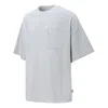 Puma Logo Pocket T-shirt 'grey' In Gray