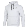 Puma Logo Polar Fleece Hoodie 'grey' In Gray