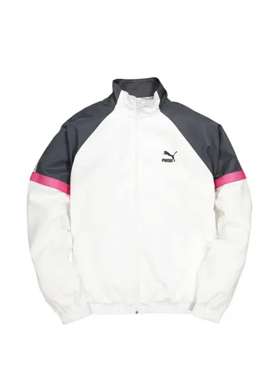 Puma Logo-print Sweatshirt In White