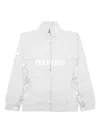 Puma Logo-print Track Jacket In Gray