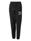 Puma Logo-print Track Pants In Black