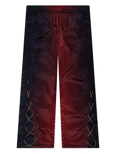 Puma Logo-print Trousers In Red