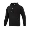 Puma Logo Printed Hoodie 'black White'