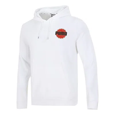 Puma Logo Printing Solid Color Sports White