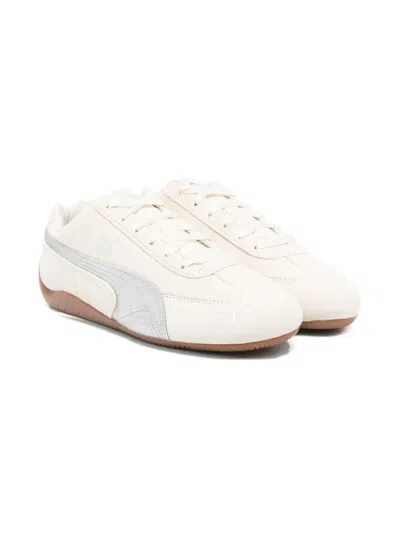 Puma Kids' Logo Sneakers In Neutral