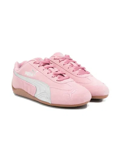 Puma Kids' Logo Sneakers In Pink