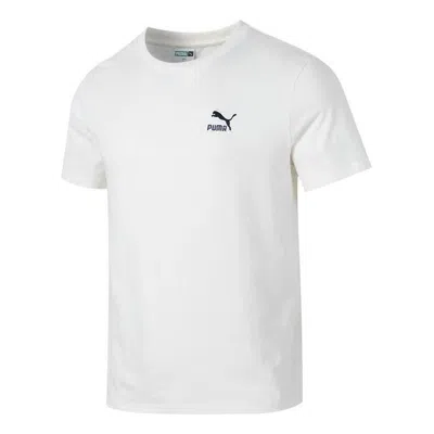 Puma Logo Sports T-shirt 'white'