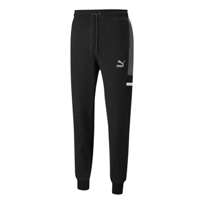 Puma Logo Tape Pants 'black'