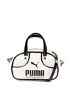 Puma Logo Top Handle Bag In White