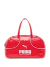 Puma Logo Top-handle Tote Bag In Red