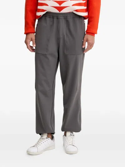Puma Logo Track Pants In Gray