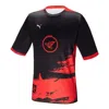 Puma Logo T-shirt 'red' In Multi
