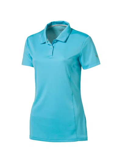 Puma Logo-detail Polo Shirt In Blue