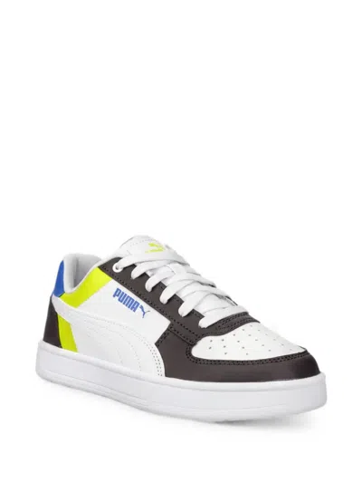 Puma Kids' Logo-detail Sneakers In White