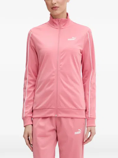 Puma Logo-detail Tracksuit In Pink