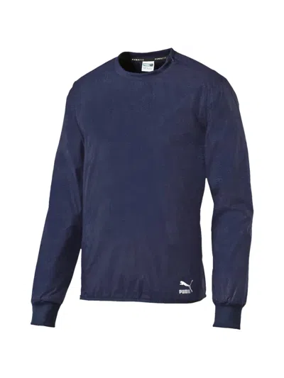 Puma Logo-detail T-shirt In Blue