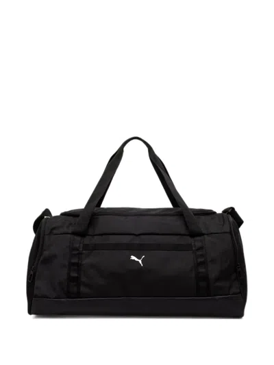 Puma Logo-print Holdall In Black