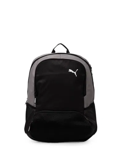 Puma Logo-print Panelled Backpack In White