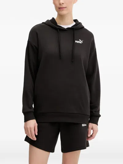 Puma Logo-print Shorts And Hoodie Set In Black