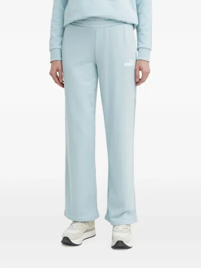 Puma Logo-print Track Pants In Blue