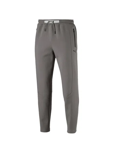 Puma Logo-print Track Pants In Gray