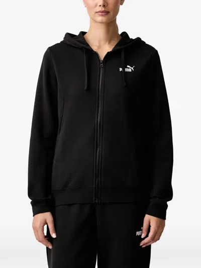 Puma Logo-print Tracksuit Set In Black