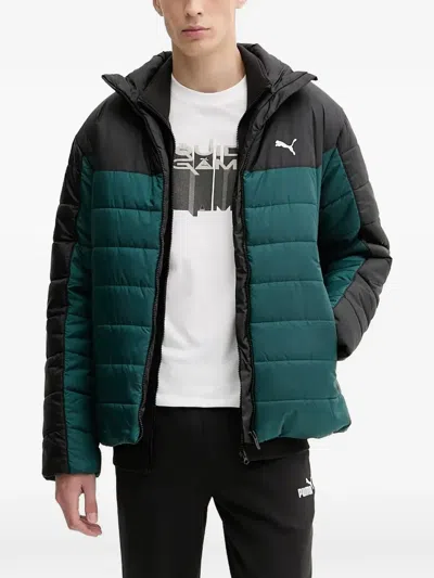 Puma Logo-print Zip-up Sweater In Multi