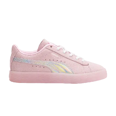Pre-owned Puma L.o.l. Surprise! X Suede Little Kid 'kitty Queen' In Pink